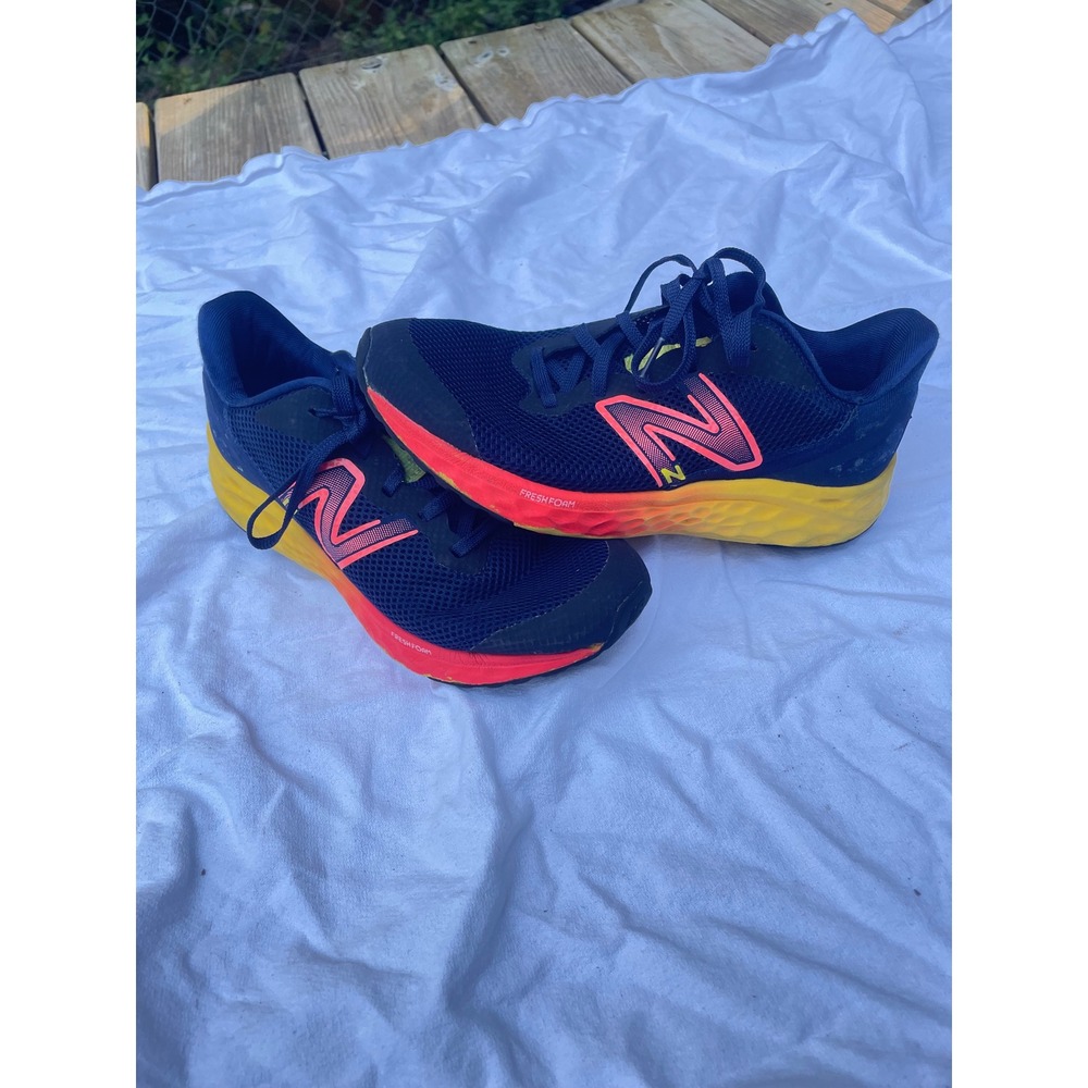 New Balance Fresh Foam Arishi v4 Navy Pink Yellow Running Shoes GPARIKB4 Women 5 - Picture 7 of 8